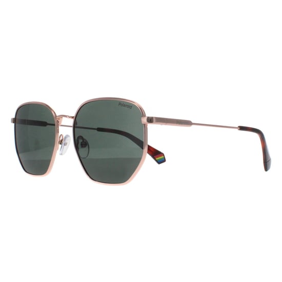 Polaroid Quadratisch Unisex Gold Kupfer Grün Polarisiert PLD 6214/S/X - Image 2