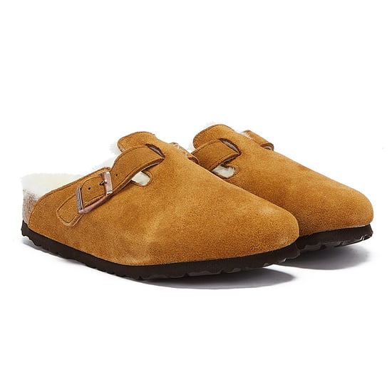 Birkenstock Boston Schurwoll-Nerz Hausschuhe - Image 1