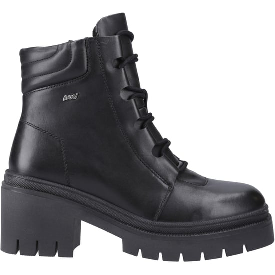 Pod Winona Leder Damen Stiefel Schwarz - Image 5