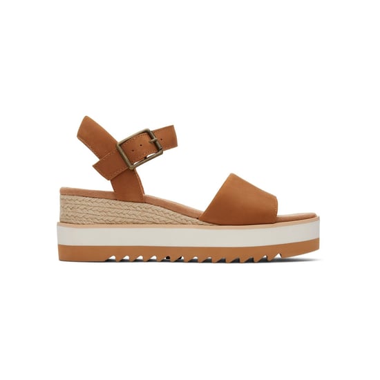 TOMS Diana Leder Damen Tan Keile - Image 5