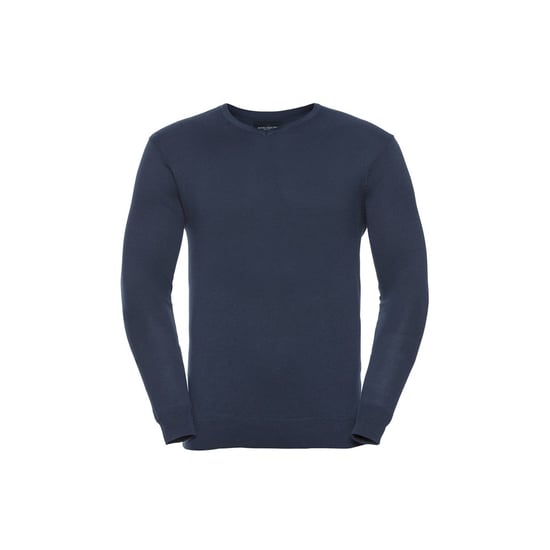 Russell Collection - Sweatshirt V-Ausschnitt für Herren (Dunkelblau) - Image 1