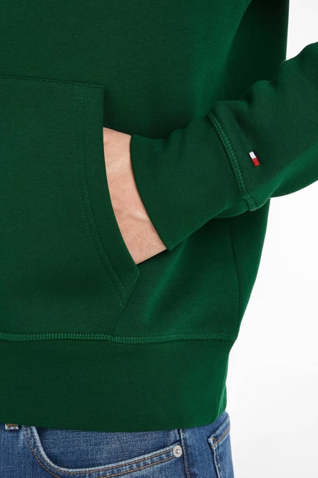 Dieses Herren-Sweatshirt von Tommy Hilfiger ist aus einer Bio-Baumwollmischung gefertigt und mit einem Logo-Print versehen. Das Modell hat eine Kapuze und lange Ärmel.Details zu diesem Pullover:- Kängurutasche - Image 4