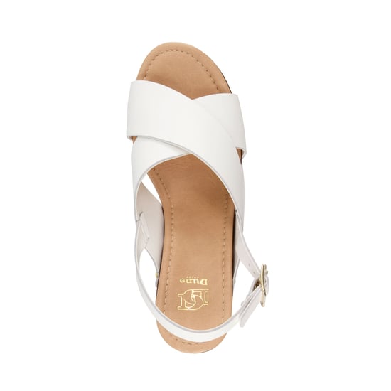 Dune Ladies JINGERS Cross-Strap Clog Heels - Image 4