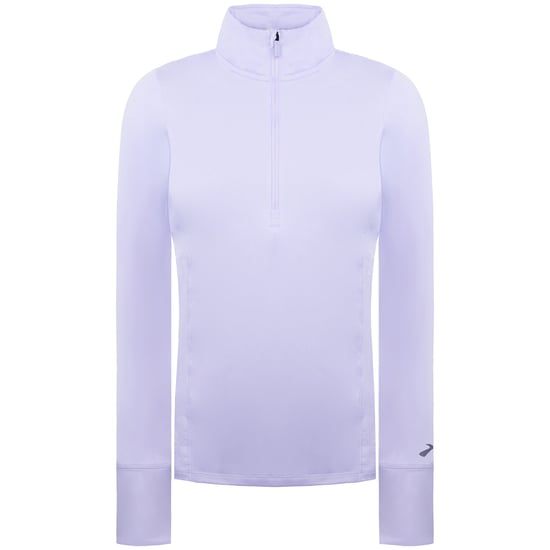 Brooks Dash 1/2 Zip Damen Lila Lauftop - Image 1