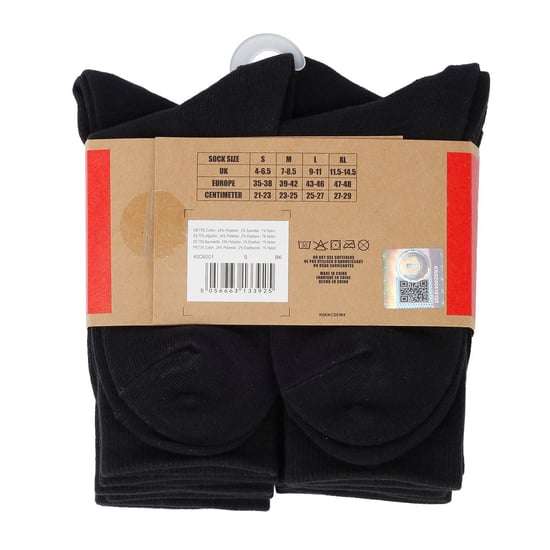 Kickers 6er-Pack Schwarze Socken - Image 2