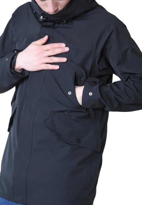 Marks and Spencer Baumwollmischung mit Kapuze Mac Stormwear Jacke - Image 5