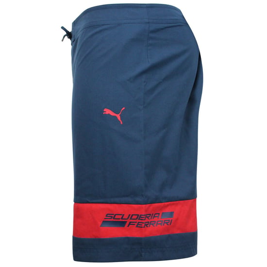 Puma SF Ferrari Herren Blau Wing Teal Polyester Bade-Shorts 761888 05 R7F - Image 3