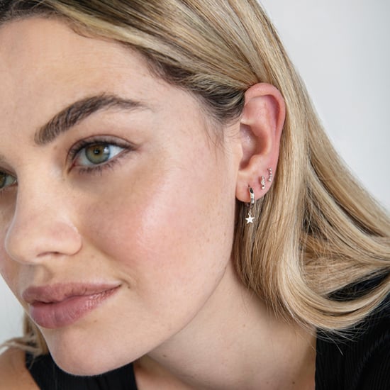 Luxenter Piercing, 925er Sterlingsilber und glänzende Zirkonia mit rhodinierter Oberfläche - Image 3
