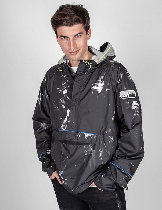 Les Hommes Jacke K Way Herren schwarz - Image 3