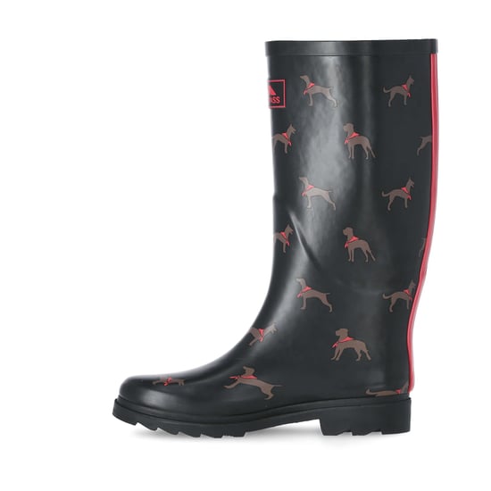 Trespass Womens/Ladies Samira Gedruckte Gummistiefel (Schwarz) - Image 2