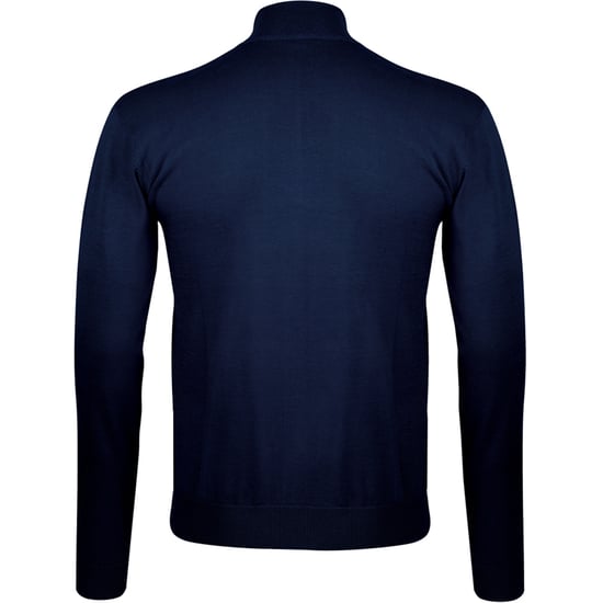 SOLS Gordon Herren Strickjacke mit durchgehendem Reißverschluss (Navy) - Image 2