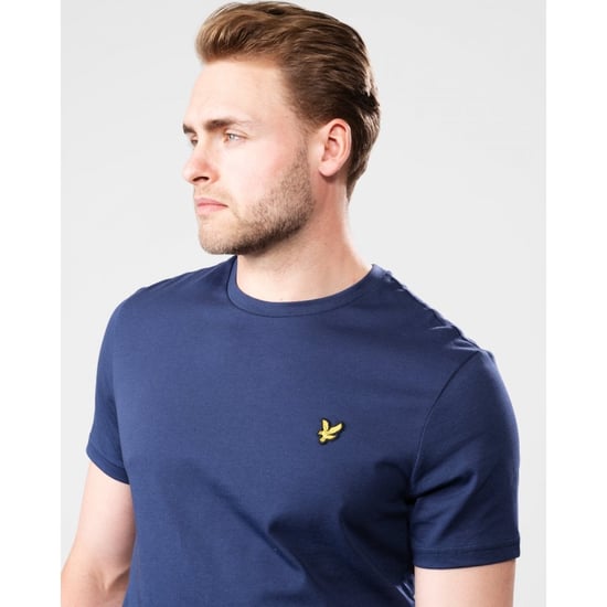 Lyle & Scott Tee SS Einfarbiges T-Shirt Blau - Image 2