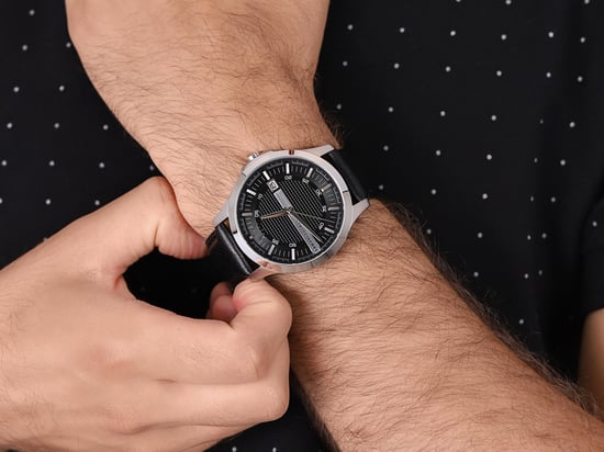 Armani Exchange Hampton Schwarz Herren Armbanduhr AX2101 - Image 6