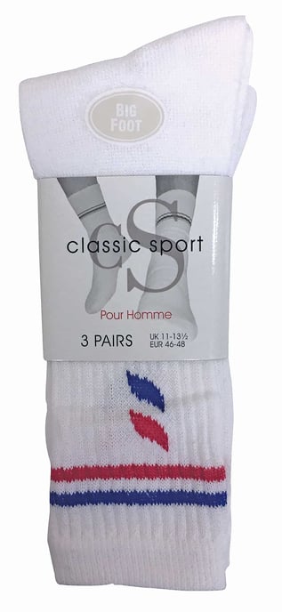 6 Pack Herren gepolstert atmungsaktiv Baumwolle klassische Sport Socken 11-14 de - Image 2