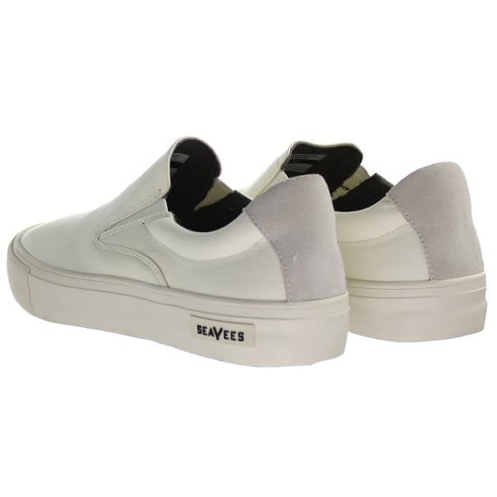 Seavees Hawthrone Slip On Standard Bleach Poplin  Off White Mens Shoes