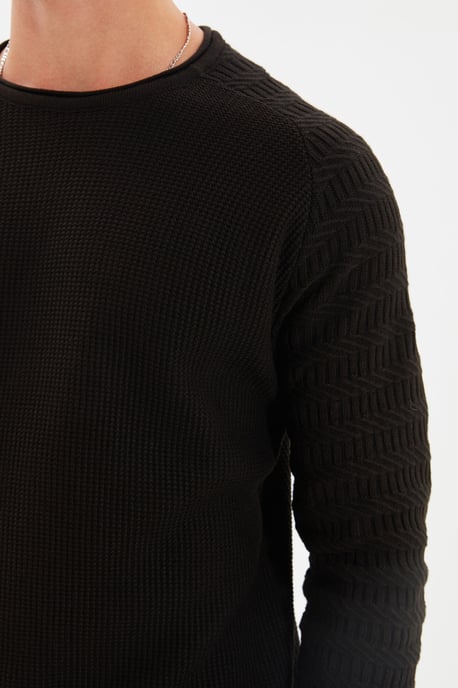 Trendyol Herren Raglanärmel gerader Pullover - Image 4