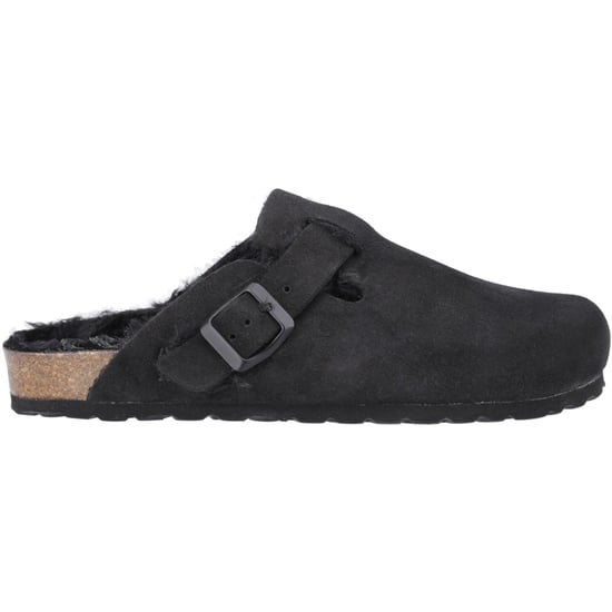 Hush Puppies Jade Leder Damen Schwarz Hausschuhe - Image 5
