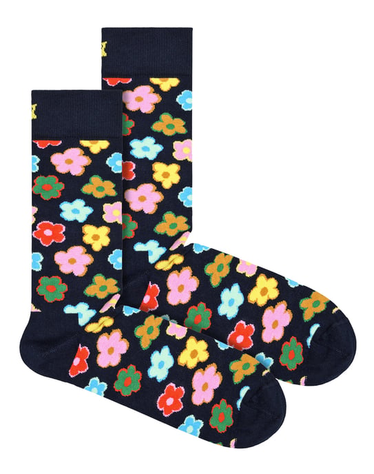 Glückliche Socken - Neuheit Blumendesign Socken | Großes Geschenk - Blume - Image 1