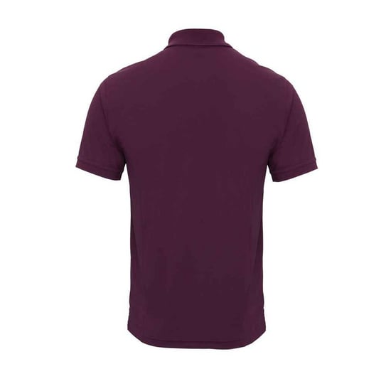 Premier Herren Coolchecker Pique Polo Shirt (Aubergine) - Image 2