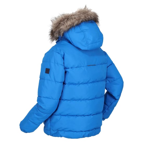 Regatta Childrens/Kids Faux Fur Trim Parka (Blue)
