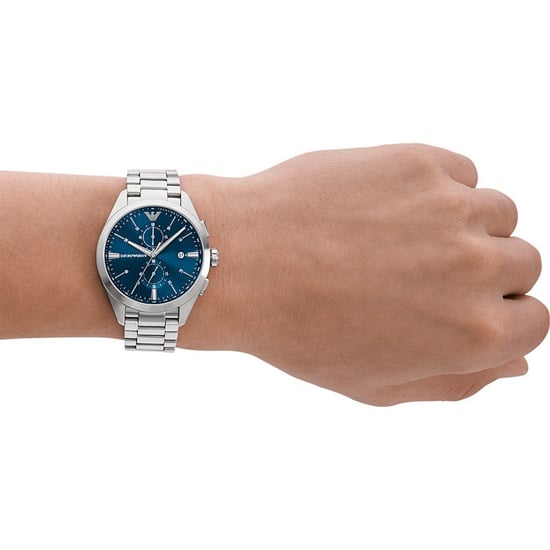 Emporio Armani Claudio Silber Herren Armbanduhr AR11541 - Image 4