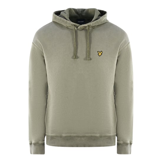 Lyle & Scott Markenlogo Grüner Pull-Over-Kapuzenpullover - Image 1
