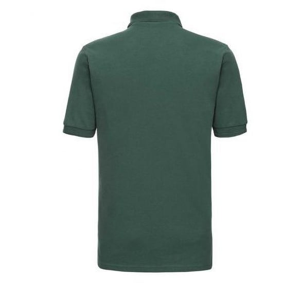 Russell Mens Ripple Kragen & Manschette Kurzarm-Poloshirt (Flasche grün) - Image 2