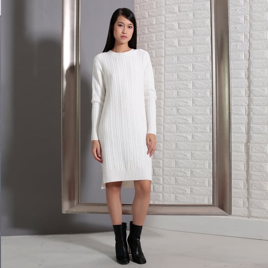 Schnürung im Rücken Pullover Kleid - Image 3