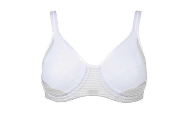 Electrify Mesh Wired Bra - White