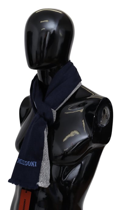 Echarpe unisexe en laine multicolore pour hommes Missoni - Image 2