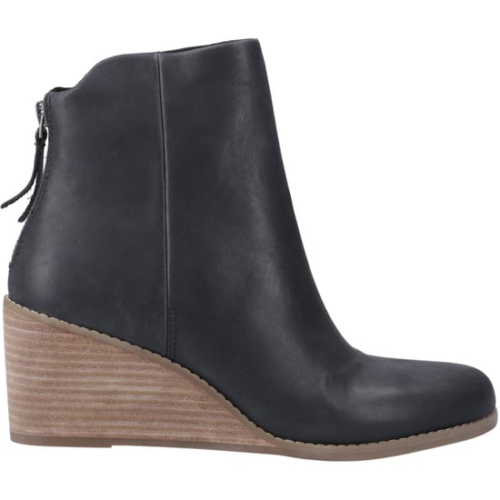 TOMS Casey Leder Damen Schwarz Stiefel - Image 5