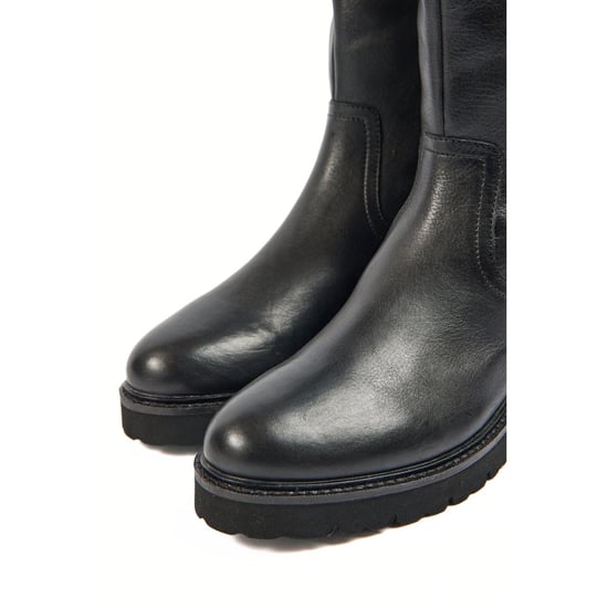 Pod Hannah Leder/Textil Damenstiefel Schwarz - Image 5