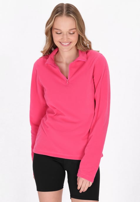 Mymo Fleecepullover Damen Rosa - Image 3