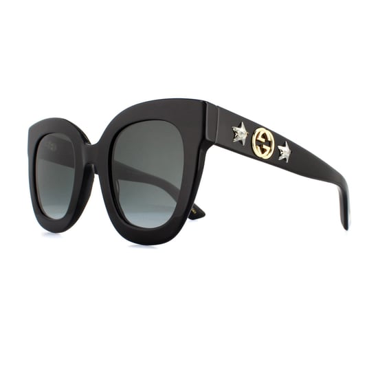 Gucci Sonnenbrille GG0208S 001 Schwarz Grau Gradient - Image 2