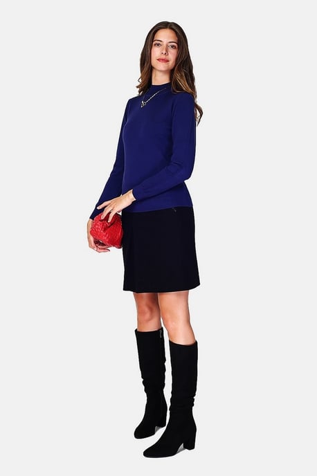 GB - William de Faye - Funnel Neck - Blue