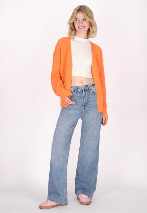 Mymo Strickjacke Damen orange - Image 2
