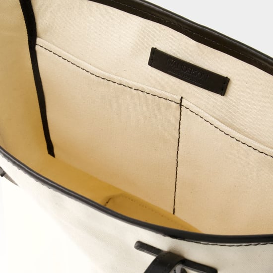 Anchor Tall Tote Bag - J.W. Anderson - Canvas - Elfenbein/Schwarz - Image 5