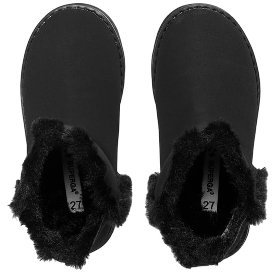 Superga Childrens/Kids 4033 Wildleder-Stiefel (Schwarz) - Image 4