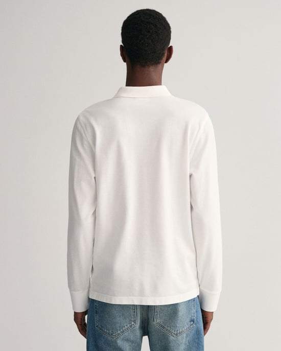 Gant Regular Shield Longsleeve Pique Rugger Poloshirt - Image 2