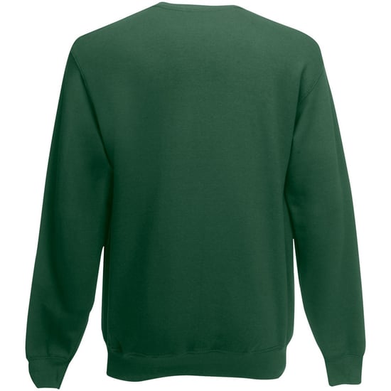 Fruit Of The Loom Herren Set-In Belcoro® Yarn Sweatshirt (Flasche grün) - Image 2