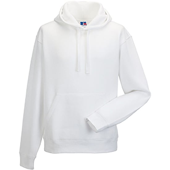 Russell Herren Authentic Kapuzen-Sweatshirt / Hoodie (Weiß) - Image 3