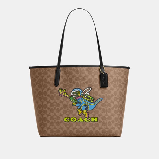 Cosmic Coach City Tote in Signature Canvas in Rexy