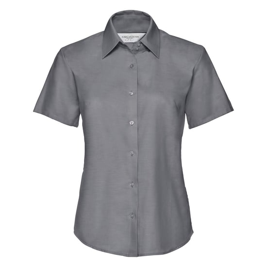 Russell Collection - Hemd für Damen kurzärmlig (Silber) - Image 1