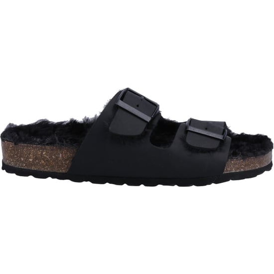 Hush Puppies Jessie Leder Damen Schwarz Pantoffeln - Image 4