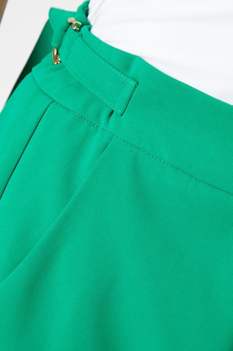Petite Premium Ring Detail Tailored Trouser