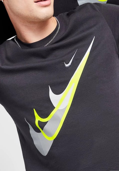 Nike Sportswear Standard Issue Moto T Shirt  in Black