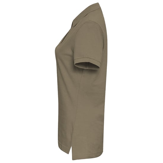 Asquith & Fox - Unifarbenes Poloshirt - Damen (Khaki) - Image 3