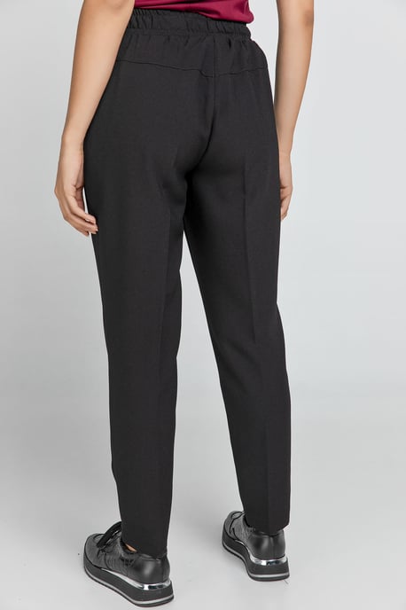Schwarze Krepp-Hose von Conquista - Image 6