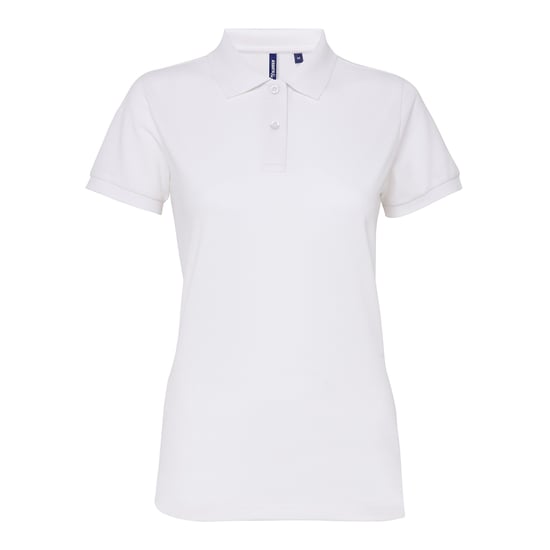 Asquith & Fox - Polo-Shirt mit kurzen Ärmeln - Damen (Weiß) - Image 1