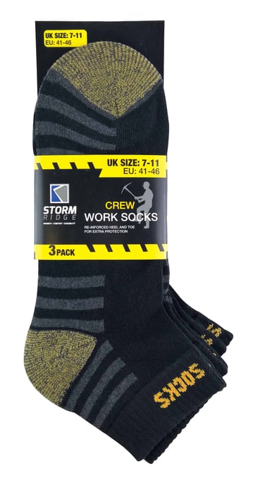 6 Paar Herren Baumwolle Anti Schweiß Low Cut Arbeitssocken für Stahl Toe Stiefel - Image 2
